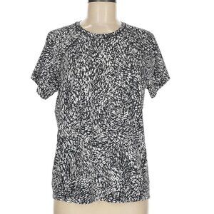 Athleta Performance Tee Abstract Animal Print